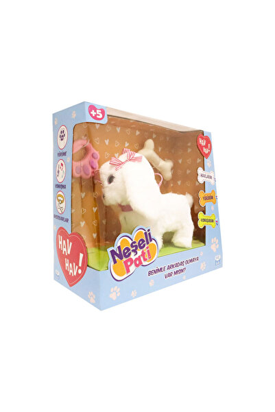 MEGA Neşeli Pati Beyaz Köpek