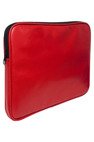 SECREX Чанта за лаптоп и Macbook 13-14 инча, веган, червена
