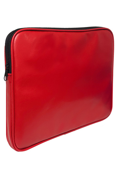 SECREX 10 - 11 Inç Ipad ve Tablet Çantası Vegan Deri Tablet Kılıfı Kırmızı