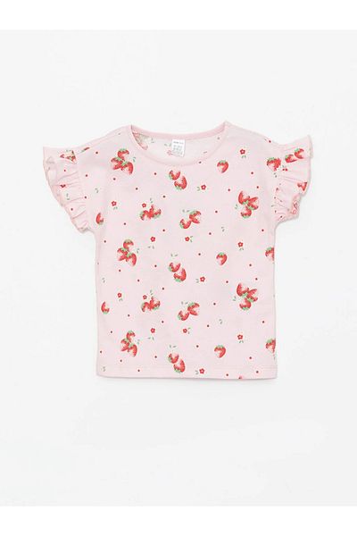 LC Waikiki LCW ECO Baby Girl Shorts Pajamas Set