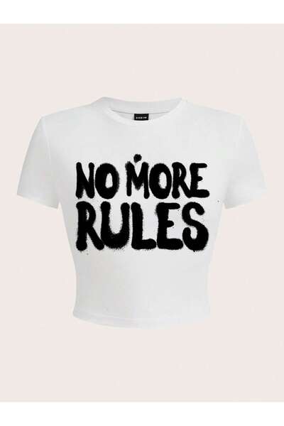 Jose Clothing Γυναικεία μπλούζα με κοντομάνικη στάμπα σε λευκό χρώμα