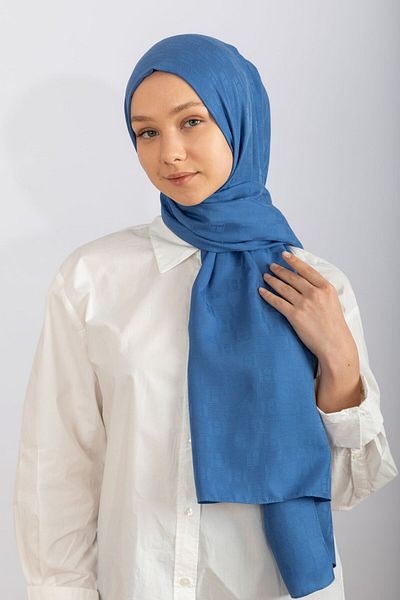 hijabchi Εισαγόμενο Μονόγραμμα - Indigo