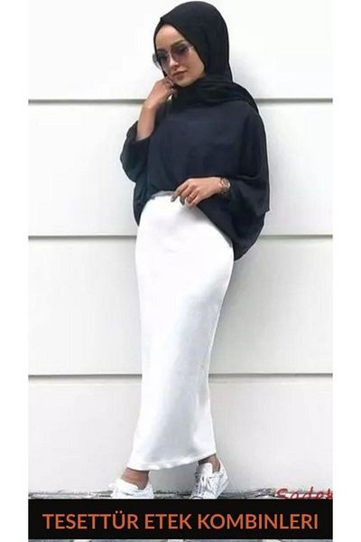 CNG MODA Hijab Pencil skirt