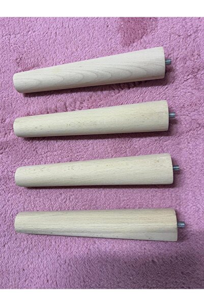 Ars MOBİLYA AHŞAP BERJER KOLTUK AYAK ( 4 ADET)