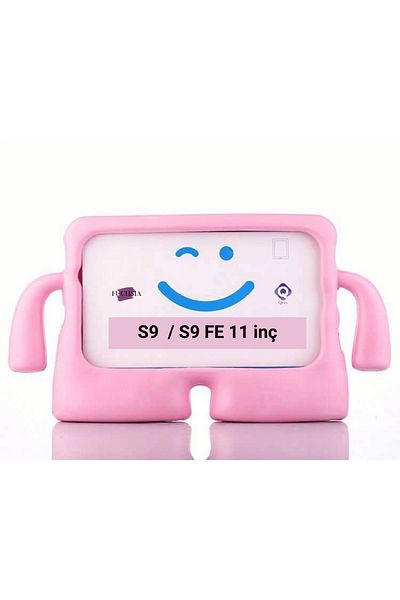 Fuchsia Galaxy Tab S9 / S9 FE 11 inch Compatible Fuchsia iBuy Children's Tablet Case with Stand X510 - X710 - X716 - X7
