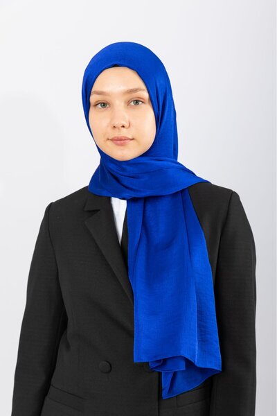 hijabchi Satin Crinkle - Saks Blue