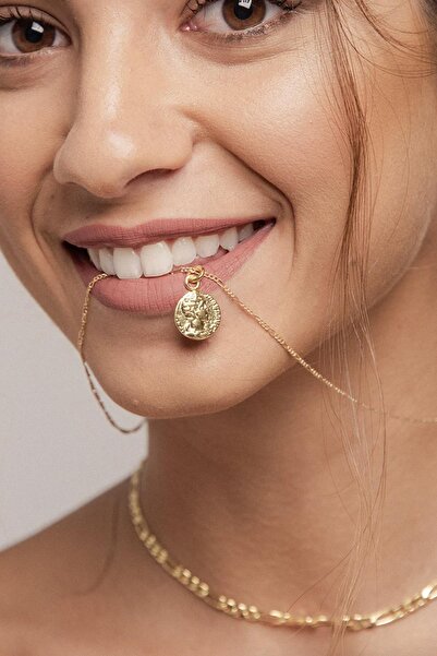 New Obsessions Mini Madalyonlu Zincir Kolye