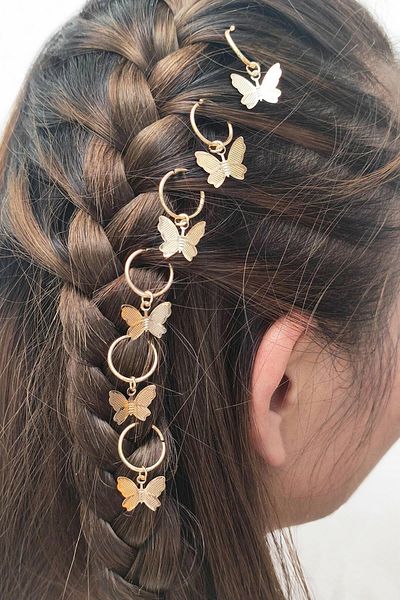 New Obsessions Butterfly Figured Hair Earring Set