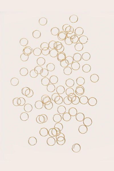 New Obsessions Hair Earring Set Gold Color 50 Pieces