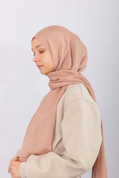 hijabchi Φυσικό Κρεπ Σάλι - Σεπτέμβριος