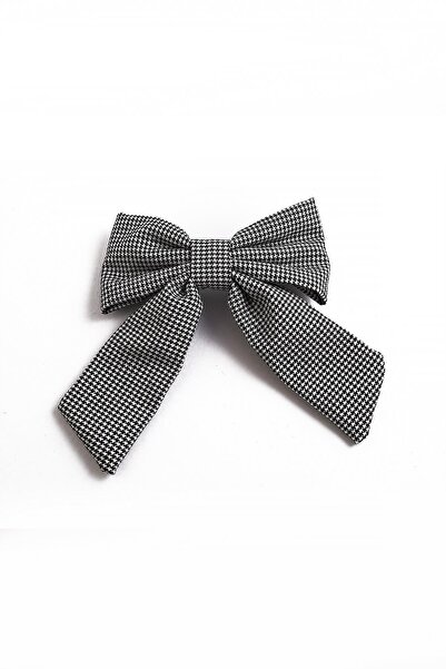 New Obsessions Πόρπη με καρό σχέδιο με φιόγκο