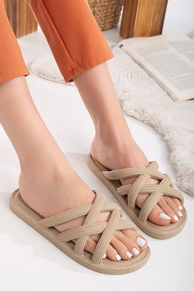 wilcoom Non-Slip Beach Street Daily Slippers Sea Beach Bathroom Pool Wet Floor Slippers