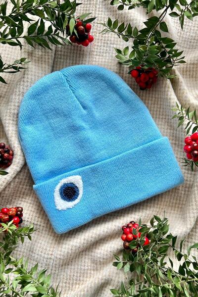 New Obsessions Унісекс м'яка шапка з вишивкою у вигляді удару в око