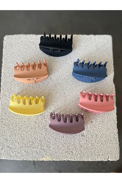 Meyofficial مشبك غسيل بألوان مختلطة 6 سم (6 قطع)