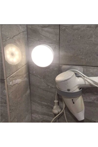 Dalian Home Usb Şarjlı Akıllı Hareket Sensörlü Kablosuz Spot Led Lamba Beyaz Işık 1 Adet