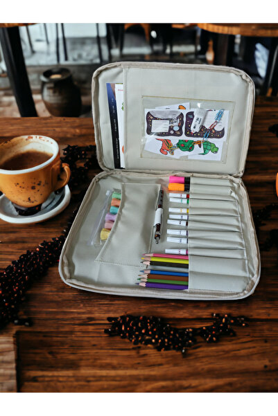 Next Craft Çocuk Kalemlik Valiz Etkinlik Taşıma Aktivite ve Resim Boyama Çantası Çok Amaçlı El Çantası