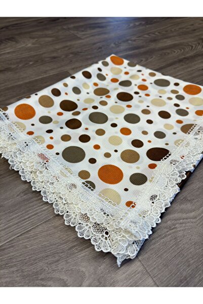 Dantelux Leke Tutmaz  Beyaz Renkli Desenli Sofra Bezi, Piknik Örtüsü, Masa Ör...