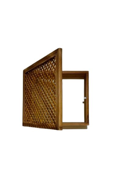 Wooden City Modem Storage Box