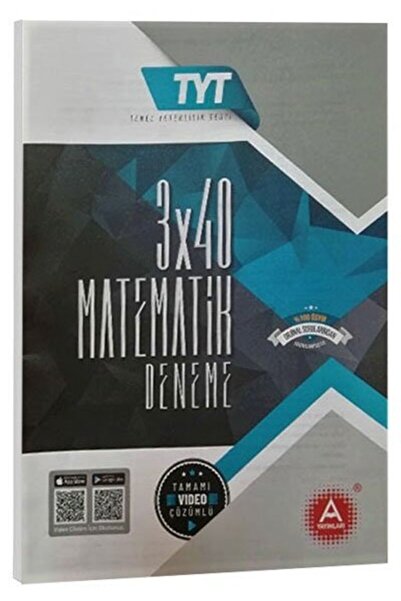 A Yayınları 3x40 Çıkmış Soru Matematik Denemesi