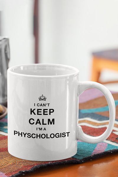 qoeuyl boutique Psychologist I Can't Keep Calm I'm Physchologist Gift Printed Mug