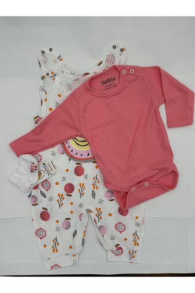 Bumbo Fruit Printed Waffle Fabric Baby Rompers