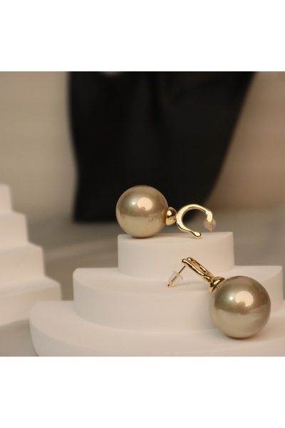 Choix Du Jour Inci Top Küpe Altın 14 Ayar Kaplama