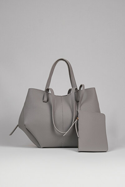 Çantacımstore Geantă mare Pinterest Shopper gri pentru femei 822024