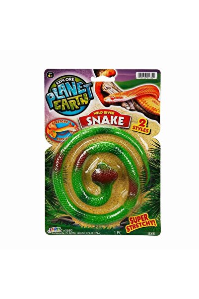 NW NessiWorld مجسم ثعبان مرن على شكل كوكب الأرض