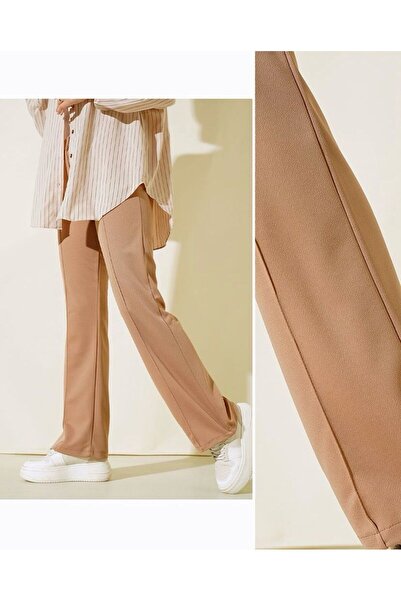 modasindoma ženske Sa likrom široke pantalone