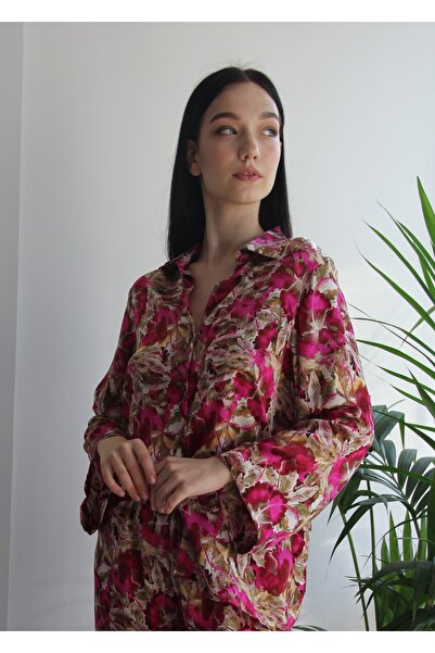 ROSILY %100 Saf İpek Kadın Gömlek