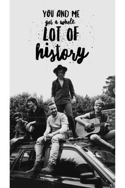 512 STORE One Direction Lot Of History Duvar Poster 30x42 Çerçevesiz