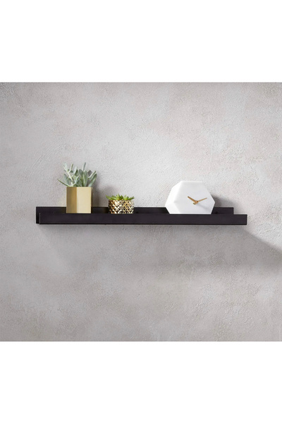 tera reklam Dekoratif Beyaz Pleksi Uçan Raf(30CMX10CM)