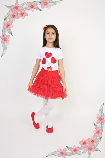 NOBLE STORE Κοστούμι για κορίτσια 23 Απριλίου Στολή Tutu Φούστα με κοντό μανί...