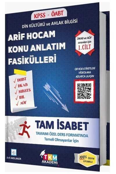 TKM Akademi Dhbt Mbsts Tam Isabet Konu Anlatım Fasikülleri 1. Cilt - Arif Ars...