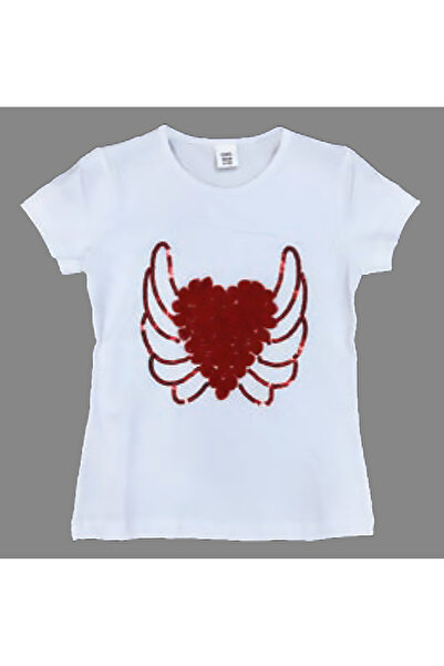 nacar çarşı Devojčica, majica kratkih rukava sa srcem Sa deznom Show, 23. apr...