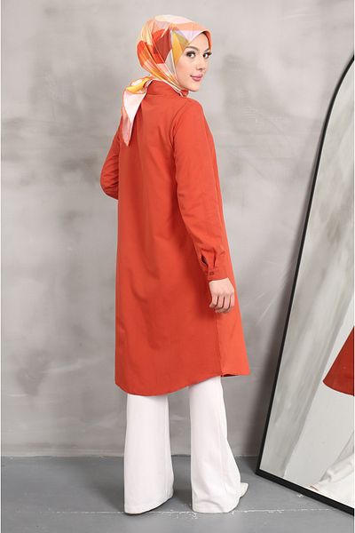 Kirazgym Longshirt Tunika Popeline Stoff