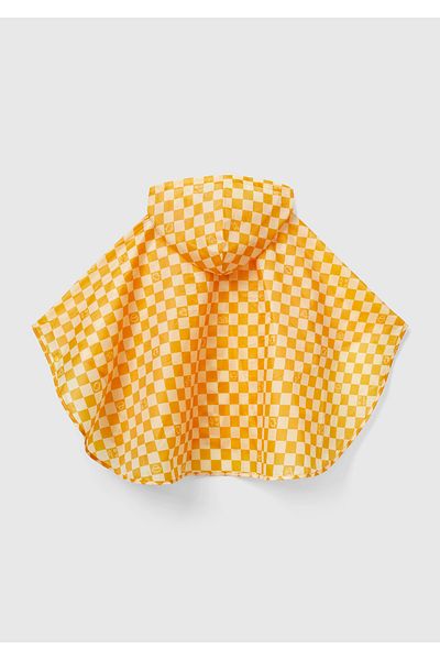 United Colors of Benetton Black and White Poncho for Boy