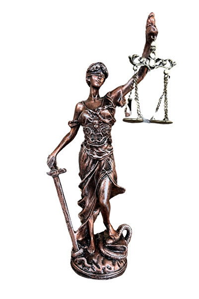 Genel Markalar Themis Adalet Tanrıçası Terazi Biblo Heykel 30 cm