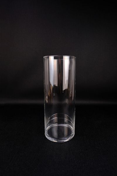 Digithome 12X30 cm Decorative Glass Vase - Cylinder C1-1-288