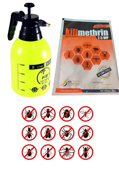 SİSTARIM Killmethrin 2.5WP Islanabilir Toz 30GR/Akrep Tahtakurusu Pire İlacı/...