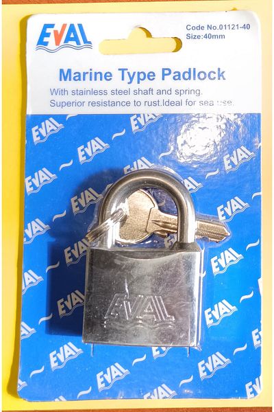 ErolMarin EROL MARIN EVAL Marine Steel Locks W40 x H60 mm