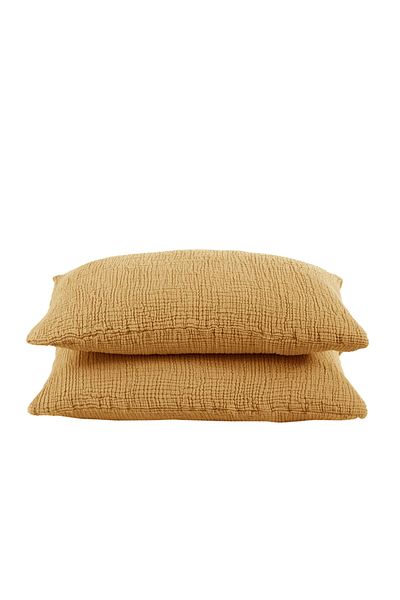 destinyhometex Caramel Colored 4 Layer Multi Muslin Oversized Fringe Free Cotton 100% 260X240Cm