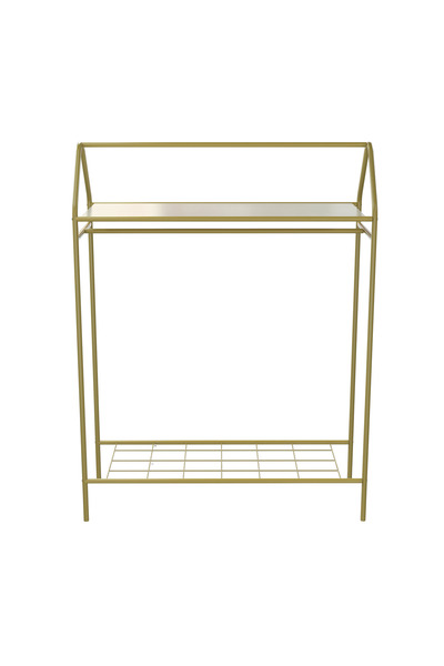 Metallica Concept Home Hanger Gold Elbise Askılığı Raflı New Design Konfeksiyon Askısı Ayaklı Askılık Elbise Askısı