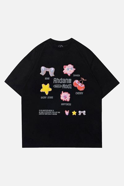 EFBUTİK Black Unisex Ahdanm Mod1 T-Shirt