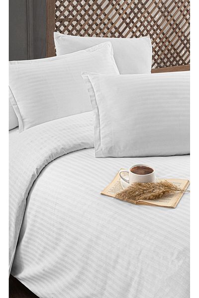 Altınbaşak 4 PIECES 100% LUXURY COTTON, COTTON INFINITY POPLIN SINGLE PERSON COVER SET
