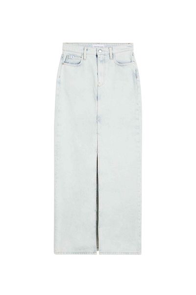 Calvin Klein Világoskék női farmerszoknya - normál derekú farmer J20J 2224891 AA