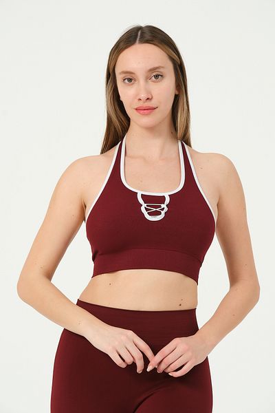 FOREVER MORE halter-neck crop