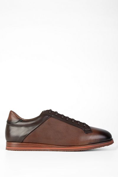 Tamer Tanca Men's Genuine Leather Tan Casual Shoes