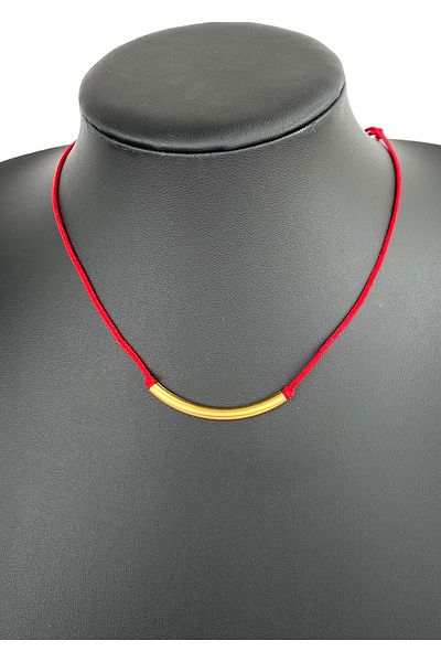 Concept HuBuTU MINIMAL RED INFINITABLE ROPE NECKLACE
