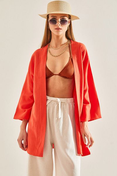 Bianco Lucci Dámské základní kimono